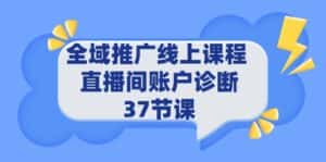 (9577期)全域推广线上课程 _ 直播间账户诊断 37节课-优优云创网