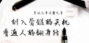 (9807期)某公众号付费文章:刻入骨髓的天机,揭露“普通人的翻身路” 这件通天大事-优优云创网