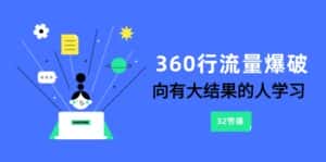 360行-流量爆破,向有大结果的人学习(更新58节课)-优优云创网