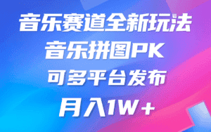 (9933期)音乐赛道新玩法,纯原创不违规,所有平台均可发布 略微有点门槛,但与收…-优优云创网