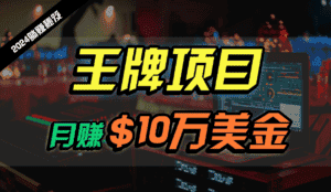 王牌项目月入10W美金,2024最新国外挂机撸U项目,全程无人值守,可批量放大!-优优云创网