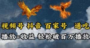 视频号，百家号，抖音流量通吃，抗战时期的英雄人物传记介绍，每天轻松两三张-优优云创网