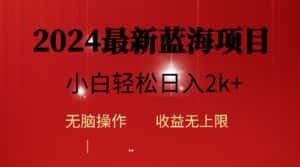 （10106期）2024蓝海项目ai自动生成视频分发各大平台，小白操作简单，日入2k+-优优云创网
