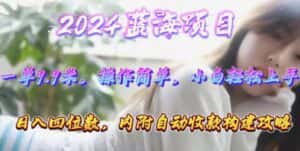 （10204期）年轻群体的蓝海市场，1单9.9元，操作简单，小白轻松上手，日入四位数-优优云创网