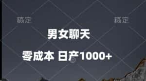 （10213期）男女聊天视频，QQ分成等多种变现方式，日入1000+-优优云创网