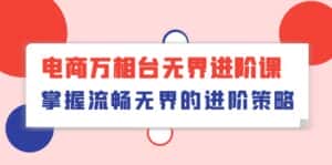 (10315期)电商 万相台无界进阶课,掌握流畅无界的进阶策略(41节课)-优优云创网
