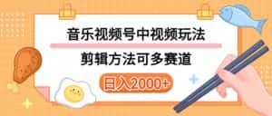 (10322期)多种玩法音乐中视频和视频号玩法,讲解技术可多赛道。详细教程+附带素…-优优云创网