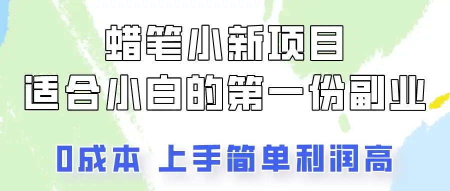 蜡笔小新项目拆解，小白一个月也能多赚3000+-优优云创网