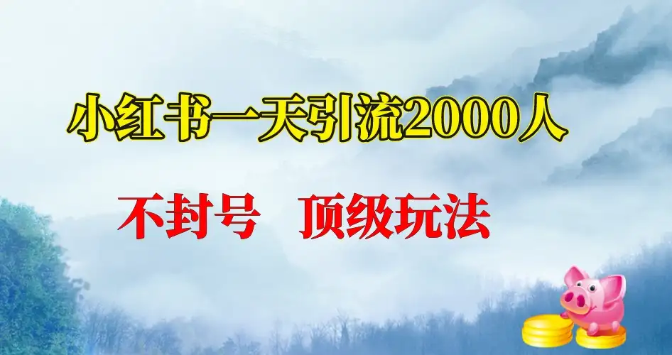 小红书一天加2000人，不封号，顶级玩法-优优云创网