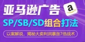 亚马逊SP/SB/SD广告组合打法，揭秘大卖利润暴涨7倍战术-优优云创网