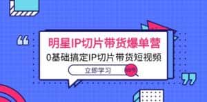 (10732期)明星IP切片带货爆单营,0基础搞定IP切片带货短视频(69节课)-优优云创网