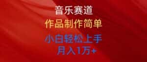 （10751期）音乐赛道玩法纯原创，所有平台可以发布，小白轻松上手-优优云创网
