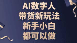 （10785期）AI数字人带货新玩法，新手小白都可以做-优优云创网