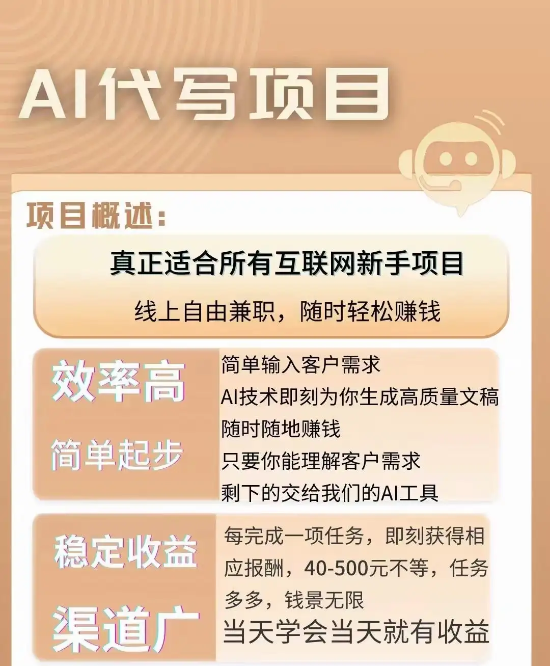 图片[2]-AI代写项目，适合所有互联网新手项目，随时轻松赚钱，日入200+-优优云创网
