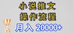 小说推文项目新玩法操作全流程,月入20000+,门槛低非常适合新手-优优云创网