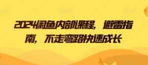 2024闲鱼内部课程，避雷指南，不走弯路快速成长-优优云创网