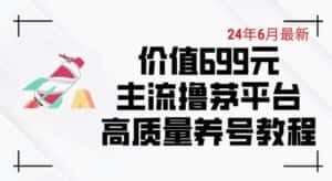 6月最新价值699的主流撸茅台平台精品养号下车攻略-优优云创网