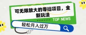 可无限放大的零撸项目，全新玩法，一天单机撸个50+没问题-优优云创网