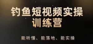 0基础学习钓鱼短视频系统运营实操技巧，钓鱼再到系统性讲解定位ip策划技巧-优优云创网