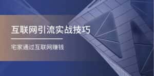 互联网引流实操技巧(适合微商,吸引宝妈),宅家通过互联网赚钱(17节)-优优云创网