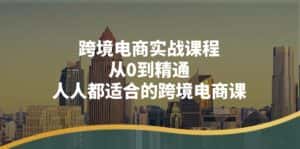 跨境电商实战课程:从0到精通,人人都适合的跨境电商课(14节课)-优优云创网