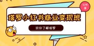 塔罗小红书商业变现实操班,玩你了解塔罗,玩转小红书塔罗变现(10节课)-优优云创网