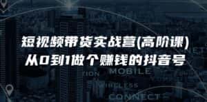 (11253期)短视频带货实战营(高阶课),从0到1做个赚钱的抖音号(17节课)-优优云创网