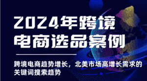 2024年跨境电商选品案例-北美市场高增长需求关键词搜索趋势（更新)-优优云创网