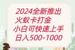 2024火蚁卡打金最新玩法和方案，单机日收益600+-优优云创网