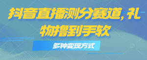 (11380期)抖音直播测分赛道,多种变现方式,轻松日入1000+-优优云创网