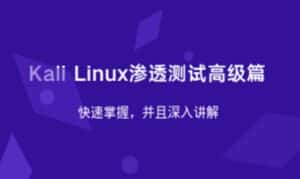 Kali Linux渗透测试高级篇-优优云创网