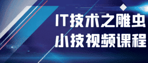 IT技术之雕虫小技视频课程-优优云创网