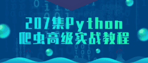 207集Python爬虫高级实战教程-优优云创网