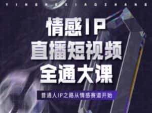 情感IP直播短视频全通大课,普通人IP之路从情感赛道开始-优优云创网