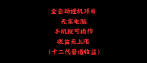 （11505期）全自动挂机项目，无需电脑，手机就可操作，收益无上限-优优云创网