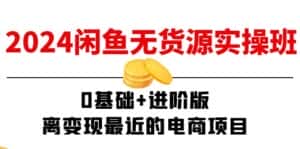 (11535期)2024闲鱼-无货源实操班:0基础+进阶版,离变现最近的电商项目(15节)-优优云创网
