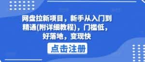 网盘拉新项目,新手从入门到精通(附详细教程),门槛低,好落地,变现快-优优云创网