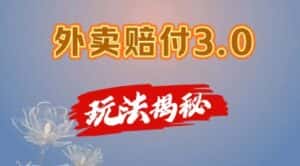 外卖赔付3.0玩法揭秘,简单易上手,在家用手机操作,每日500+【仅揭秘】-优优云创网