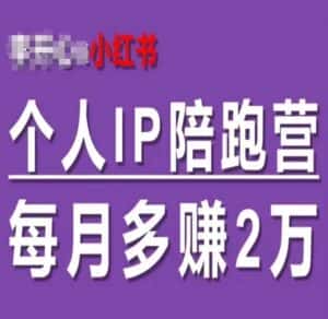 小红书个人IP陪跑营,60天拥有自动转化成交的双渠道个人IP,每月多赚2w-优优云创网