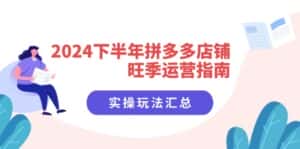 (11876期)2024下半年拼多多店铺旺季运营指南:实操玩法汇总(8节课)-优优云创网