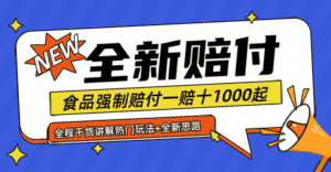 全新赔付思路糖果食品退一赔十一单1000起全程干货-优优云创网