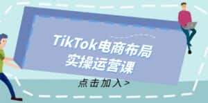 (12156期)TikTok电商布局实操运营课:从新手到精通,成为TikTok带货运营高手-优优云创网