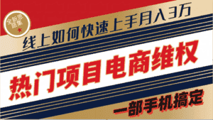普通消费者如何通过维权保护自己的合法权益线上快速出单实测轻松月入3w+-优优云创网