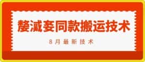 抖音96万粉丝账号【嫠㵄㚣】同款搬运技术-优优云创网