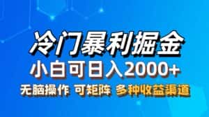 (12440期)最新冷门蓝海项目,无脑搬运,小白可轻松上手,多种变现方式,一天十几…-优优云创网