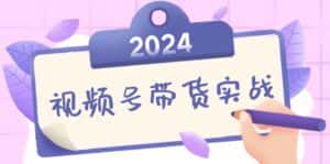 （12612期）2024视频号最新带货实战课：无人直播/书单号卖货/个人IP口播 (附资料素材)-优优云创网
