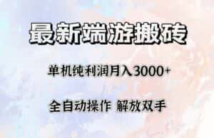（12649期）最新端游搬砖项目，收益稳定单机纯利润月入3000+，多开多得。-优优云创网