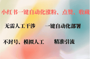 (12785期)小红书自动评论、点赞、关注,一键自动化插件提升账号活跃度,助您快速…-优优云创网