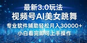 (12788期)视频号最新3.0玩法,当天起号小白也能轻松月入30000+-优优云创网