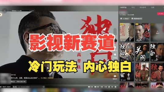 最新影视解说玩法，人物独白，30天涨粉24万+，全流程拆解-优优云创网